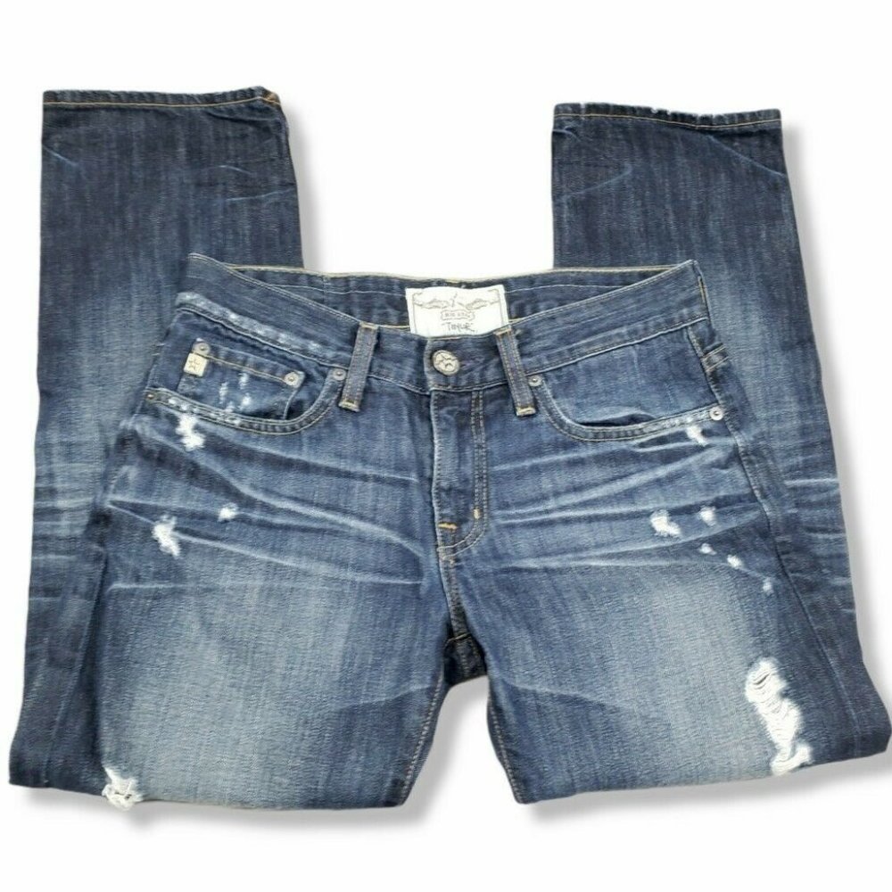 Big Star Taylor Boyfriend Jeans Cropped Size 26